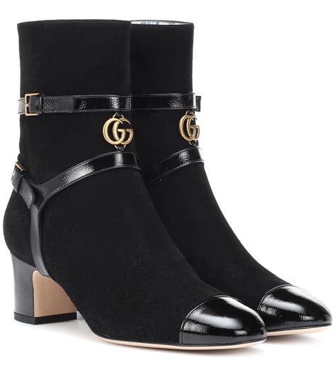 black and grey gucci boots|Gucci boots women black.